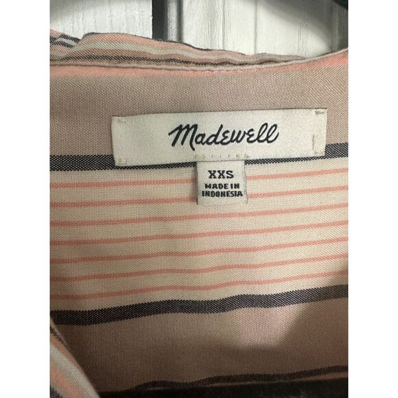 Madewell Courier Shirt in Aldwin Stripe XXS - Picture 4 of 6